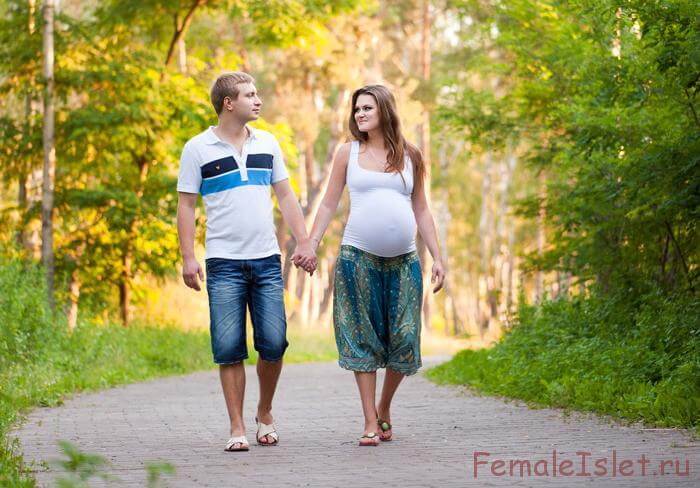 Прогулки при беременности